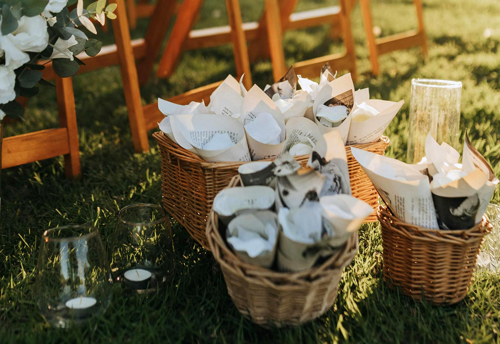 DIY wedding details